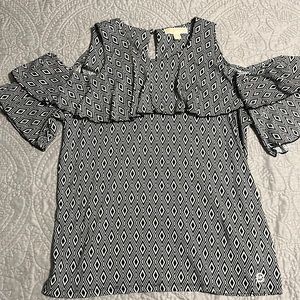 Michael Kors cold shoulder top